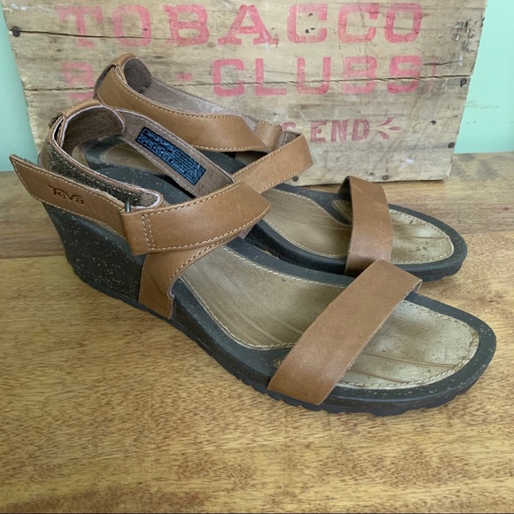 low cork wedge sandals